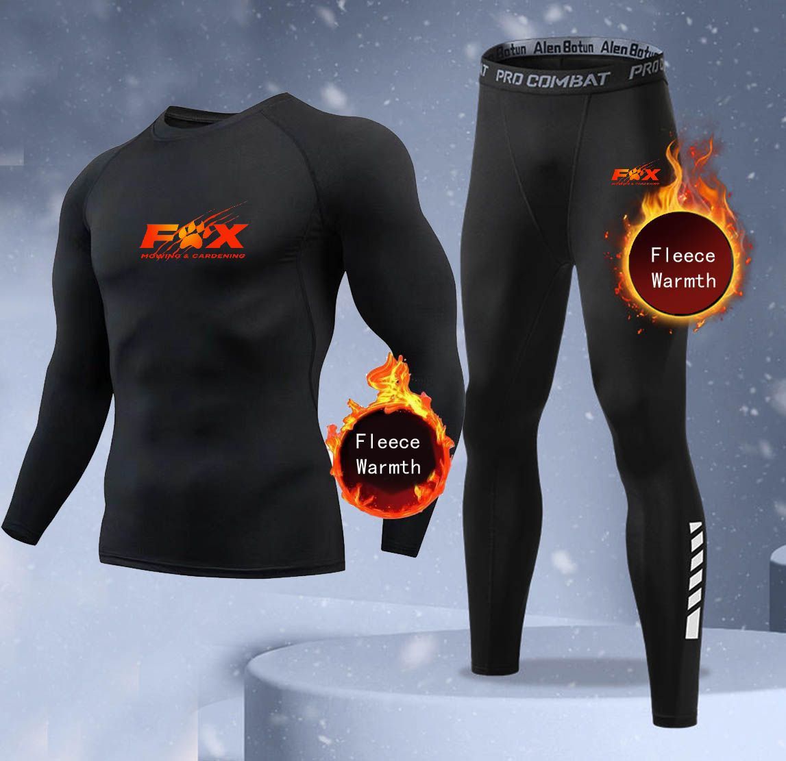 New 2-pieces Winter Warm Men U - Thermal Long John recension och pris