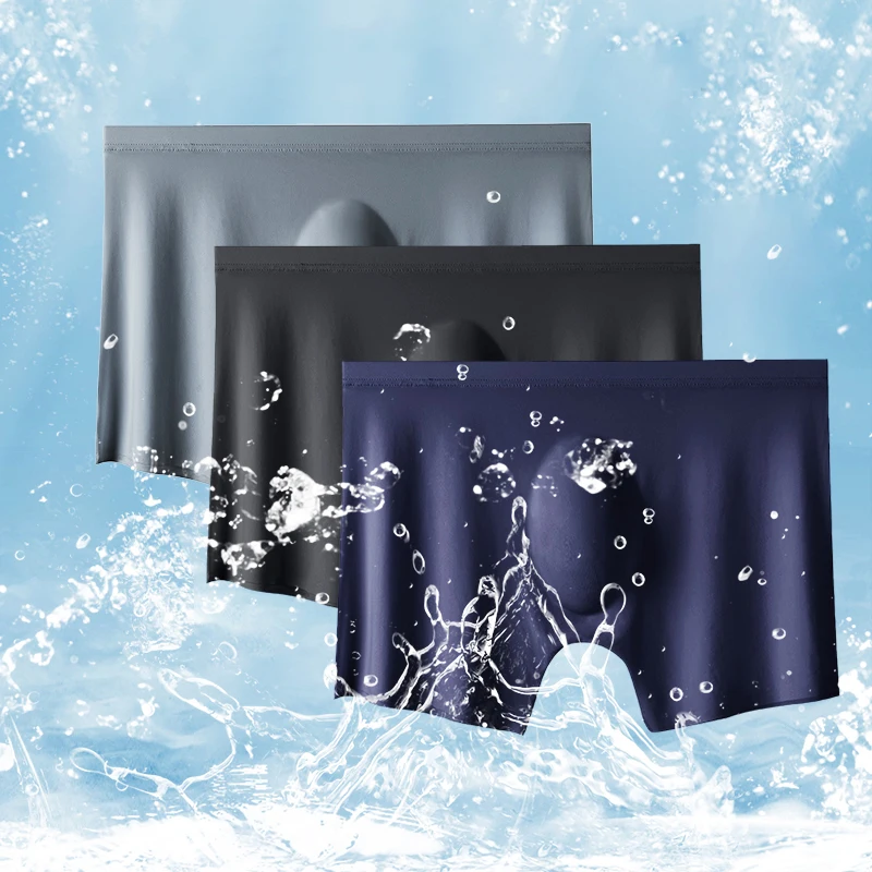 4Pcs/Lot Men Summer Ice Silk B - Multi Pack Underwear recension och pris