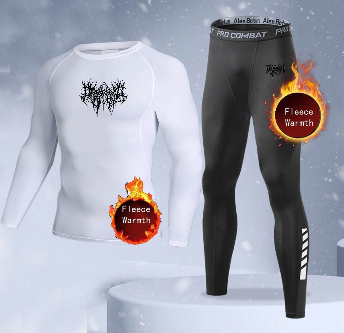 New 2-pieces Winter Warm Men U - Thermal Long John recension och pris