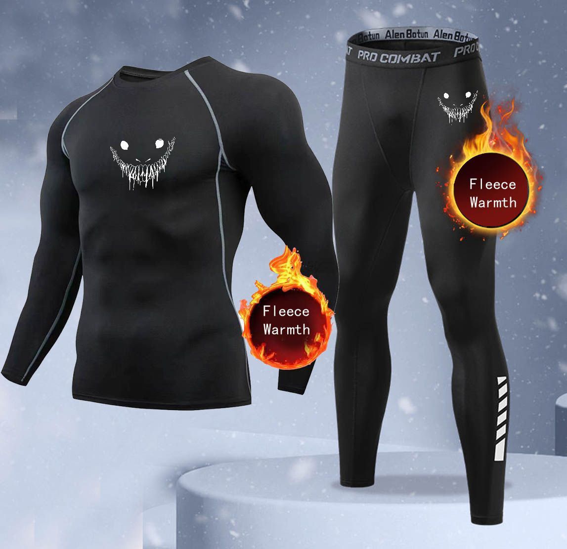New 2-pieces Winter Warm Men U - Thermal Long John recension och pris