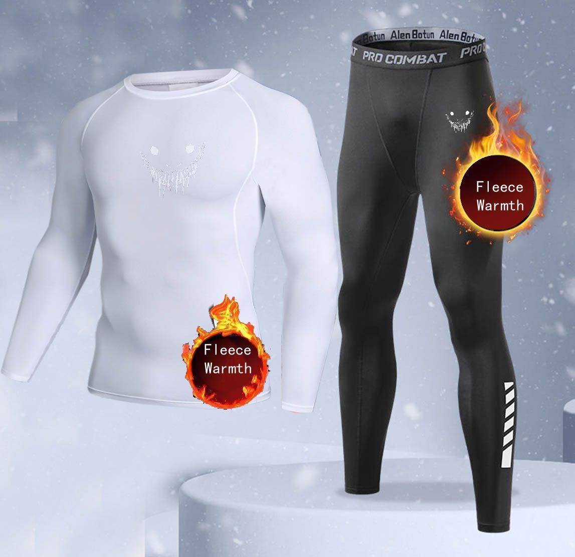 New 2-pieces Winter Warm Men U - Thermal Long John recension och pris
