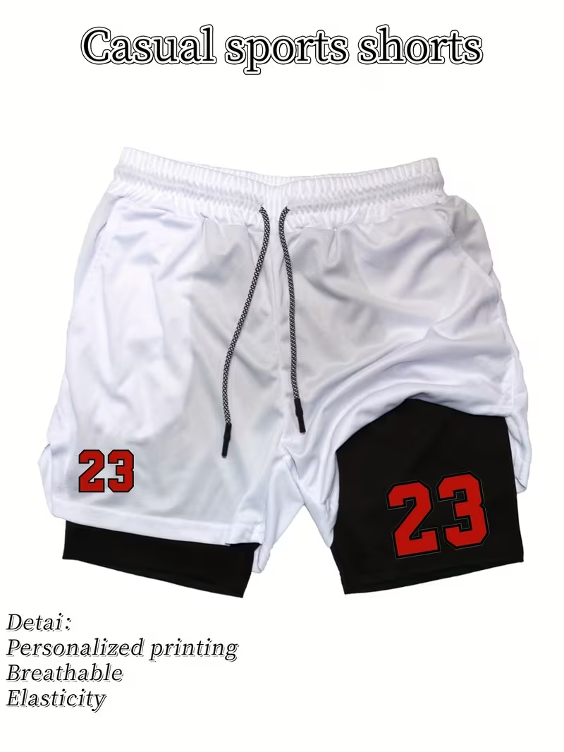 2026 New Men's Quick-Dry Doubl - Compression Shorts Athletes recension och pris