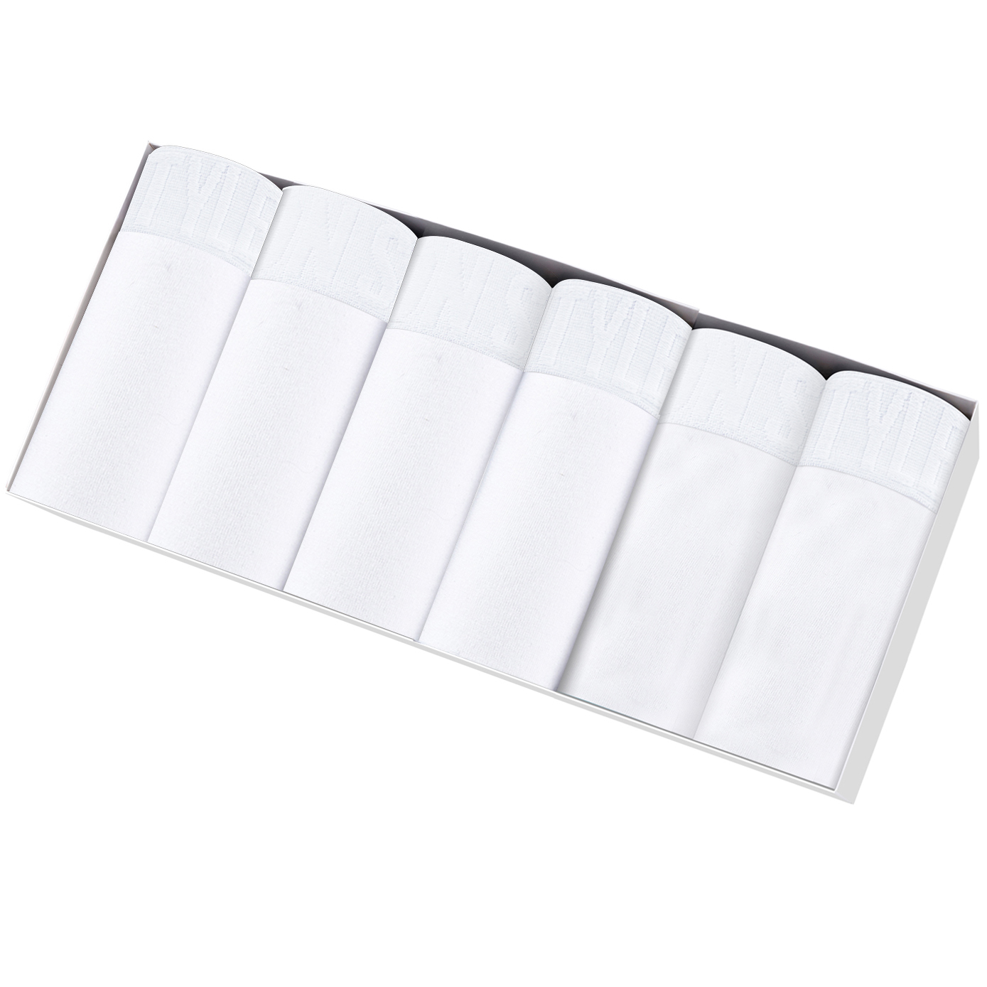 6Pcs White Boxers Man Sexy Und - Boxer Brief Pack Cotton recension och pris