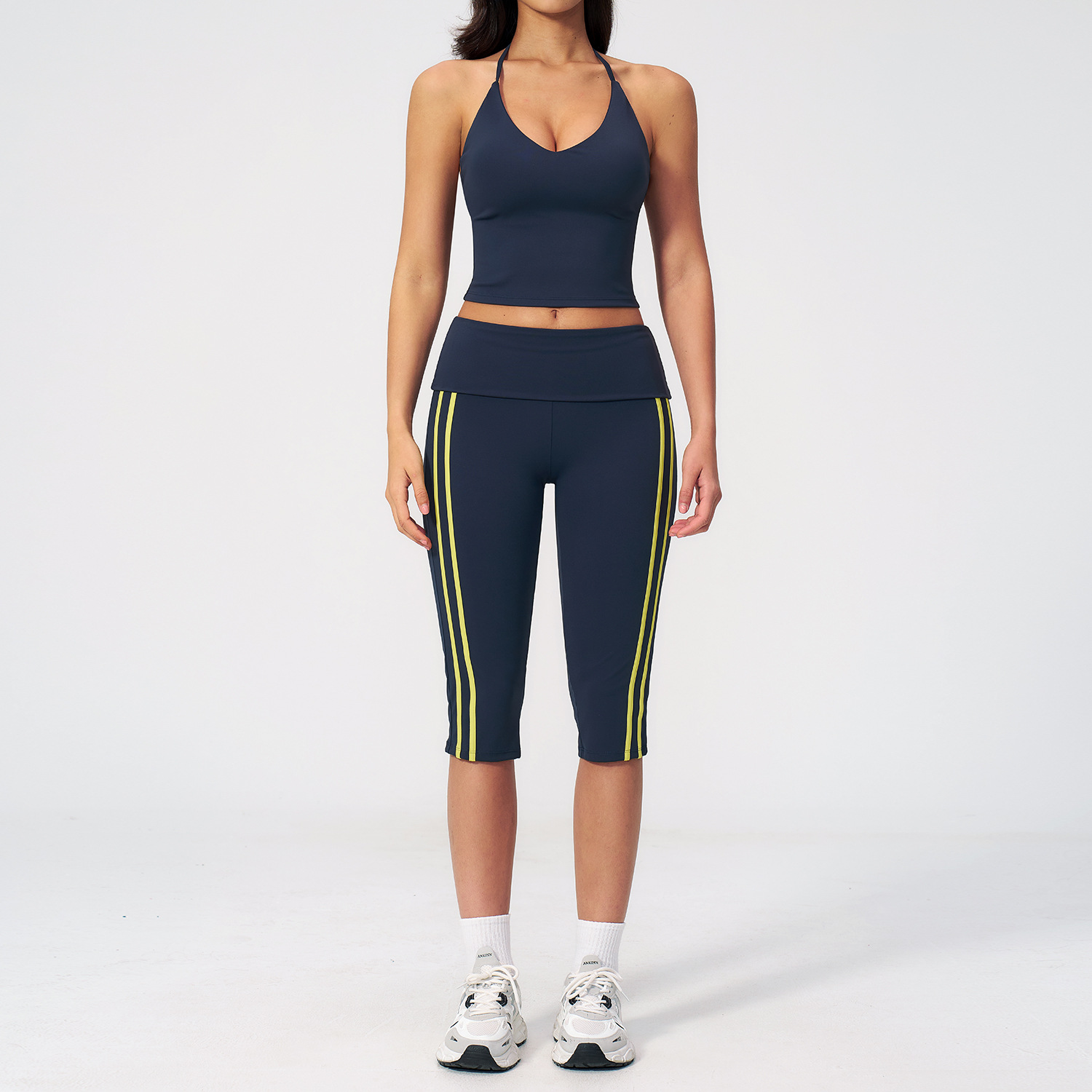 Yoga Suit 2PCS Women Sports Br - Compression Shorts Athletes recension och pris