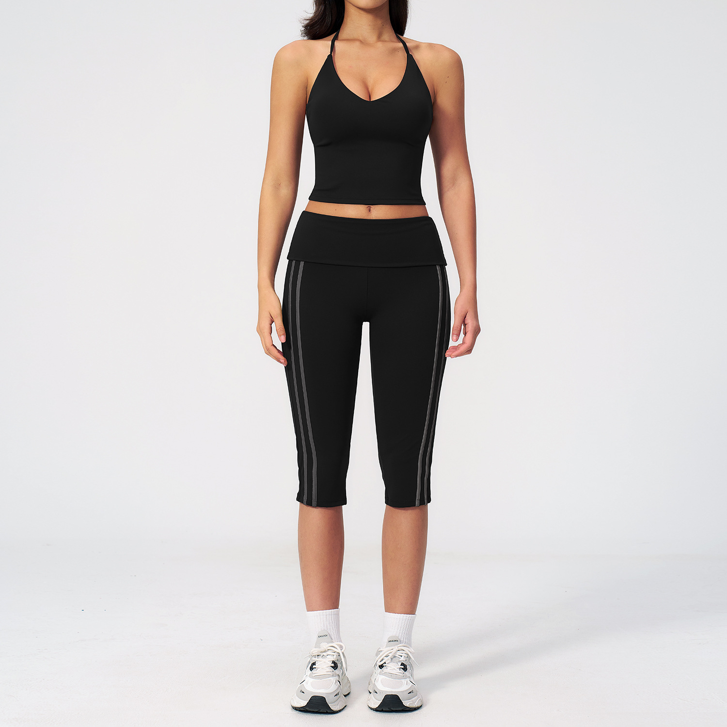 Yoga Suit 2PCS Women Sports Br - Compression Shorts Athletes recension och pris